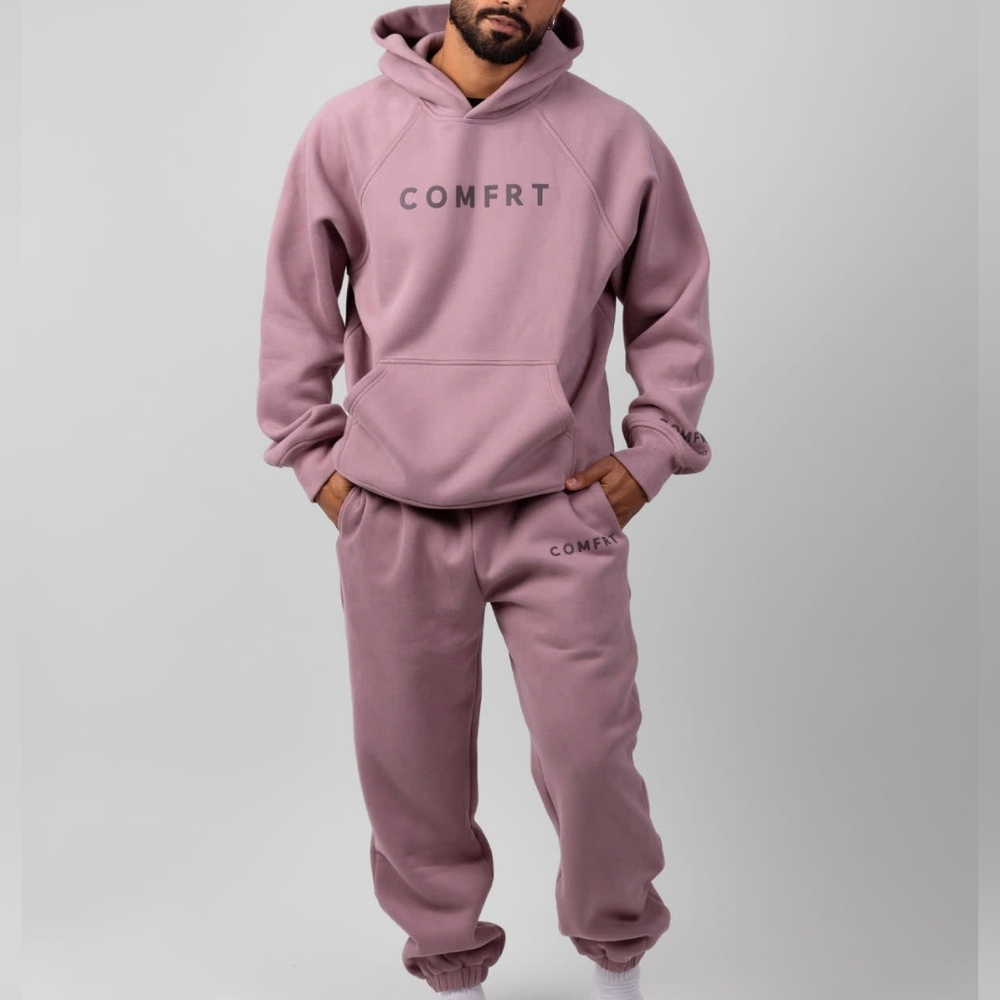 🥰NIP ❤️2-Pc SeT❤️ Comfrt TRANQUIL HOODIE & SWEATPANTS ORCHID S/M